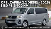 2026 Opel Zafira 2.2 Diesel | XL-Van mit 9 Sitzen