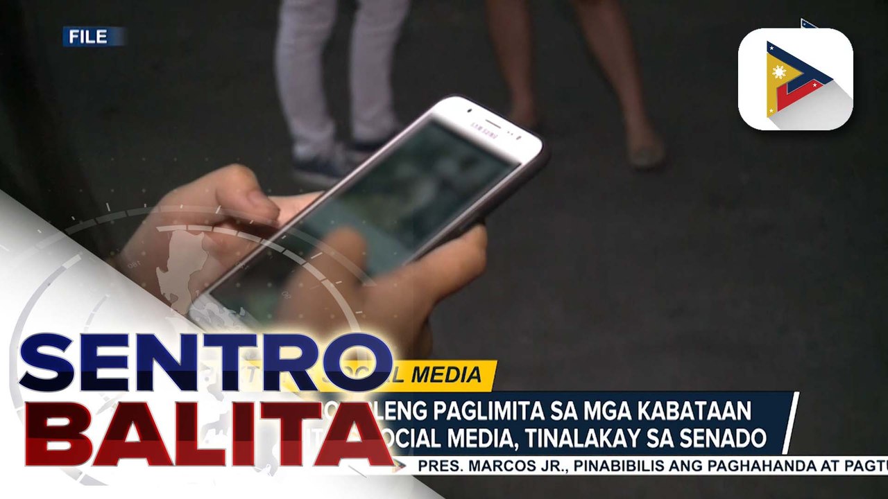 Usapin ng posibleng paglimita sa mga kabataan sa paggamit ng social media, tinalakay sa Senado | ulat ni Louisa Erispe