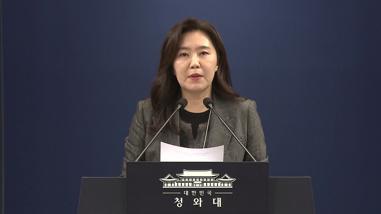 청와대, 이 대통령 주재 수석보좌관회의 결과 브리핑 / YTN