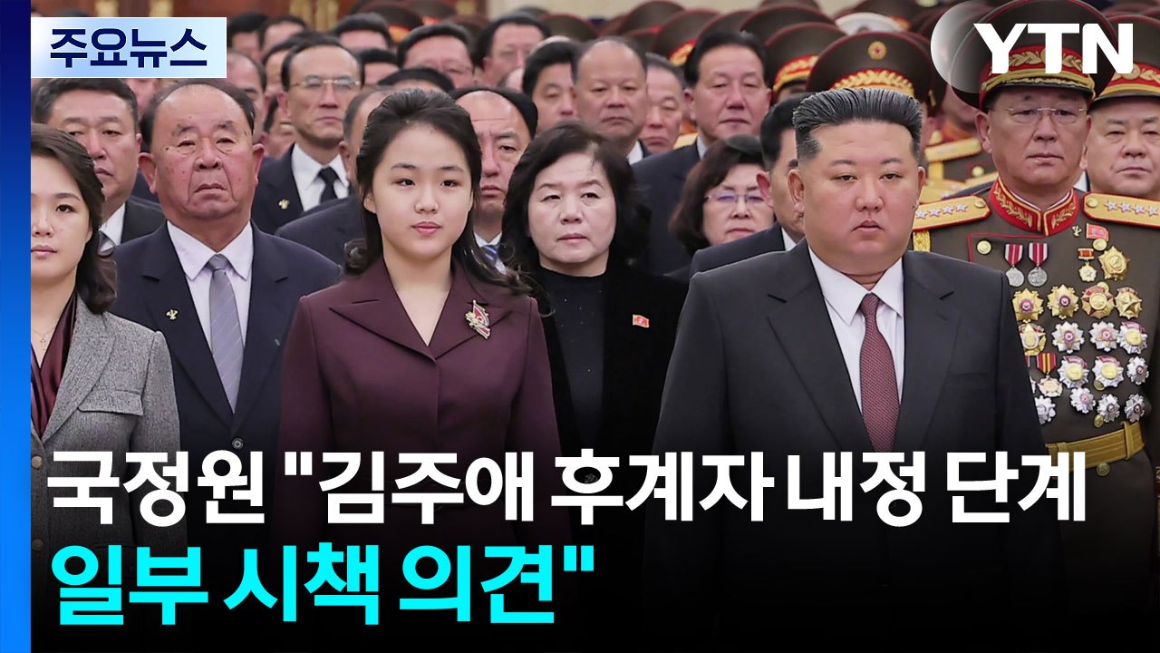 국정원 "김주애 후계자 내정 단계...일부 시책에 의견" / YTN
