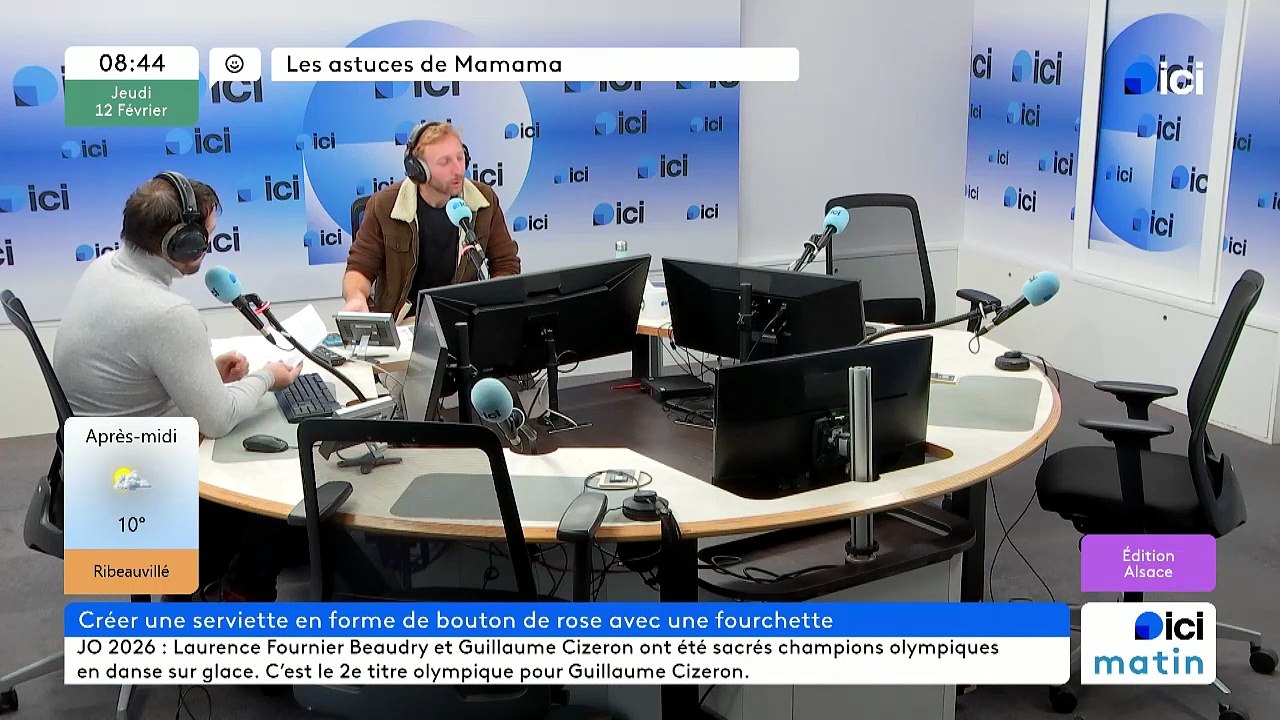 Les astuces de Mamama 12/02 : le pliage de serviette