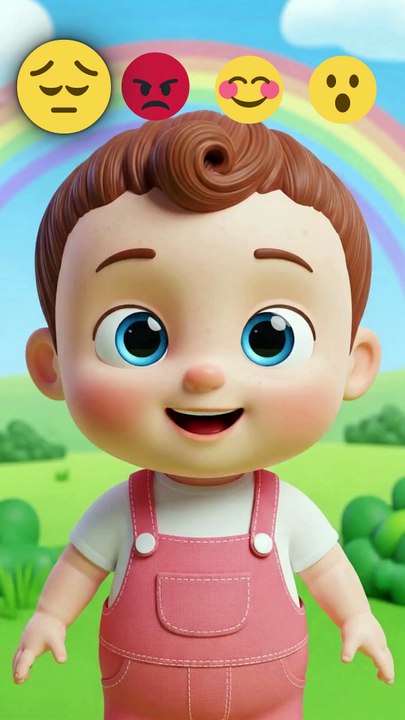 Learn Emotions with Baby! ☺️😡😢   Nursery Rhymes & Kids Songs #shorts #baby #cartoon