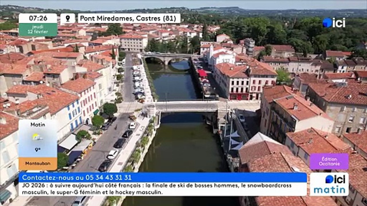 12/02/2026 - ici matin par ici Occitanie en vidéo
