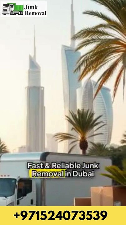 Junk Removal Dubai | +971524073539