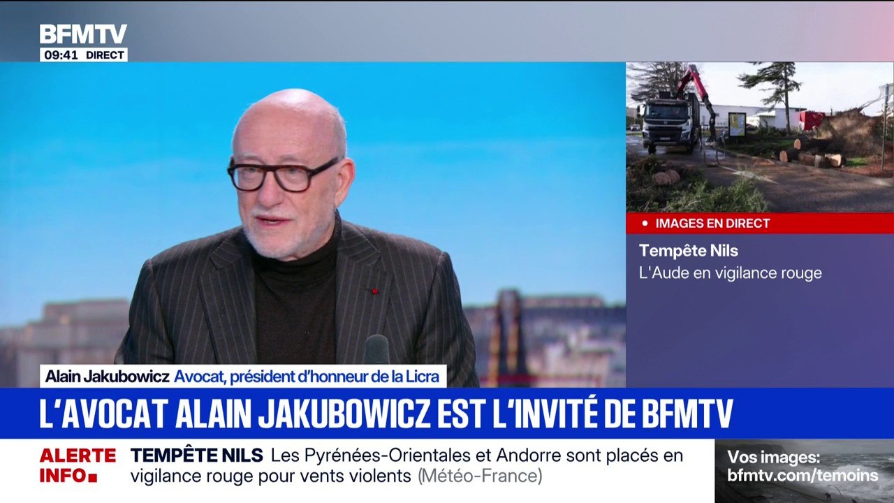 Affaire Ilan Halimi: "C'est le point de départ, d'une certaine façon, d'une nouvelle forme d'antisémitisme qui sévit en France", déclare Alain Jakubowicz, avocat et président d’honneur de la Licra