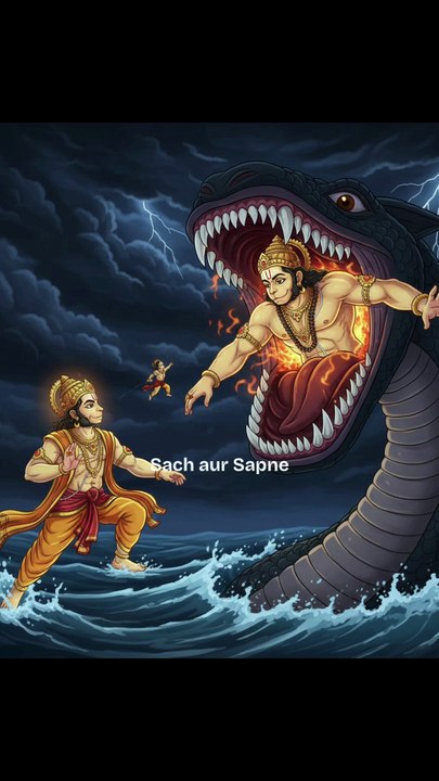 पहली बार लंका में हनुमान जी! अंधकार और राक्षसों से भरी रात… क्या आप देख पाएंगे?