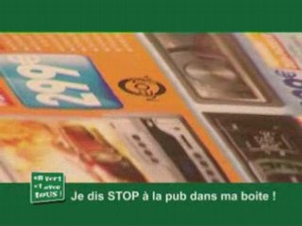 Je dis stop à la pub