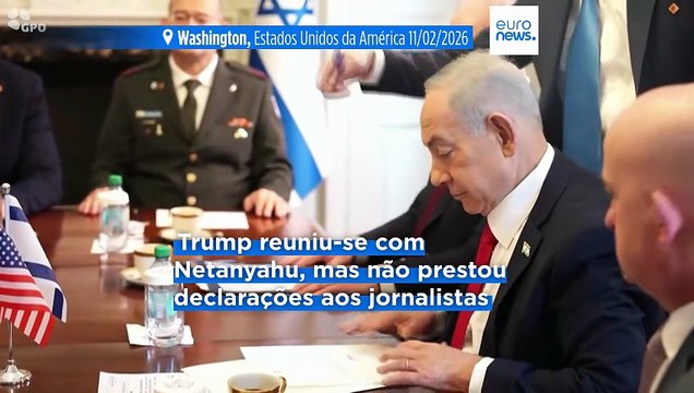 Trump diz que insistiu com Netanyahu para que os EUA continuem conversações com o Irão