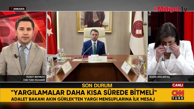 Adalet Bakanı Akın Gürlek'ten yargı mensuplarına ilk mesaj: Yargılamalar daha kısa sürede bitmeli