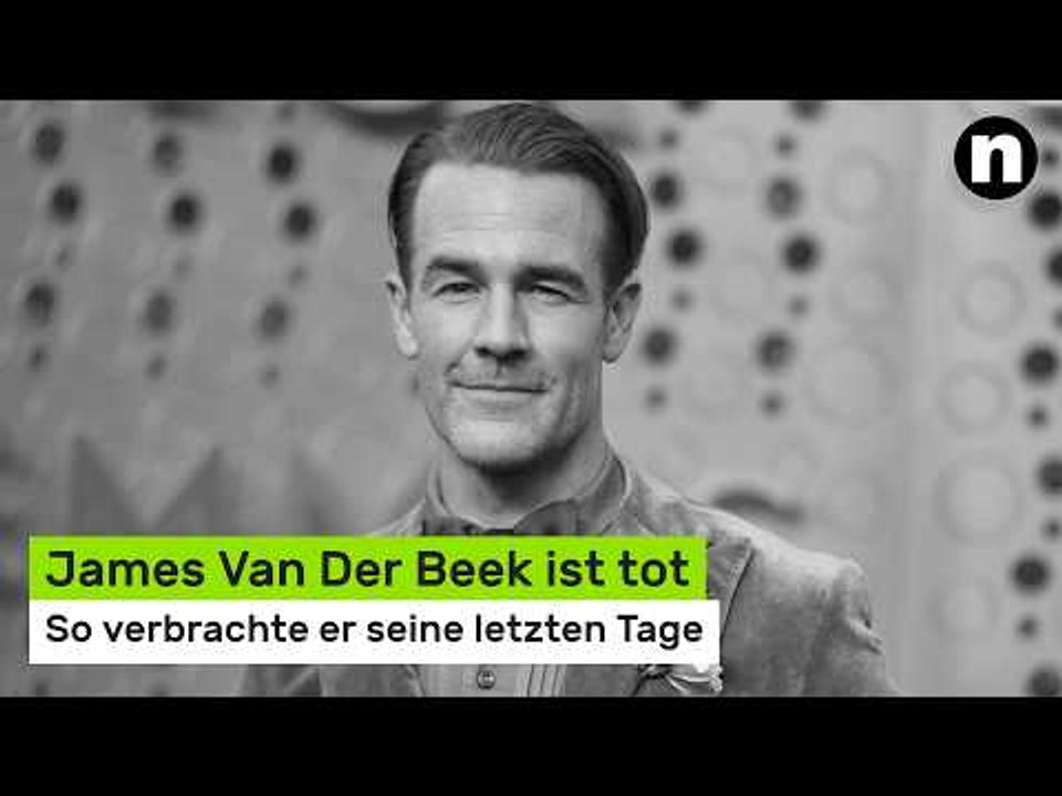 James Van Der Beek ist tot: So verbrachte der 'Dawson's Creek'-Star die letzten Tage seines Lebens