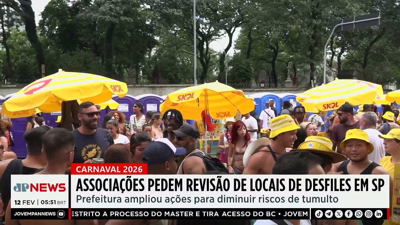 Associações pedem revisão de locais de blocos de rua de SP