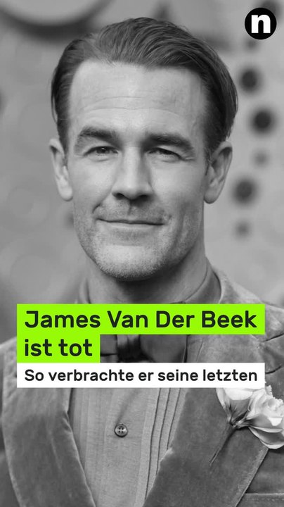 No Glomex James Van Der Beek ist tot: So verbrachte der "Dawson's Creek"-Star († 48) die letzten Tage seines Lebens