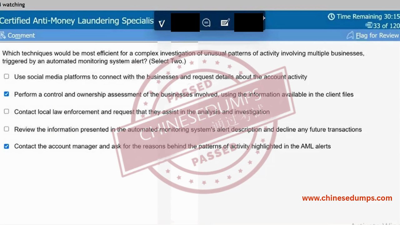 Certified Anti-Money Laundering Specialist (ACAMS)
