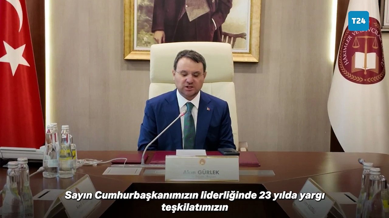 Adalet Bakanı Akın Gürlek, HSK üyeleriyle ilk toplantısını yaptı