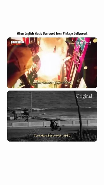 Before Toxic ruled the charts, the melody already lived in Bollywood’s soul. 🎶✨ Vintage always hits first.  #glamsham #britneyspears #toxic #teremerebeechmein #vintagebollywood  {glamsham, britney spears, toxic, tere mere beech mein, vintage bollywood}