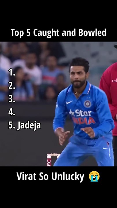 Top 5 Caught And Bowled #cricket