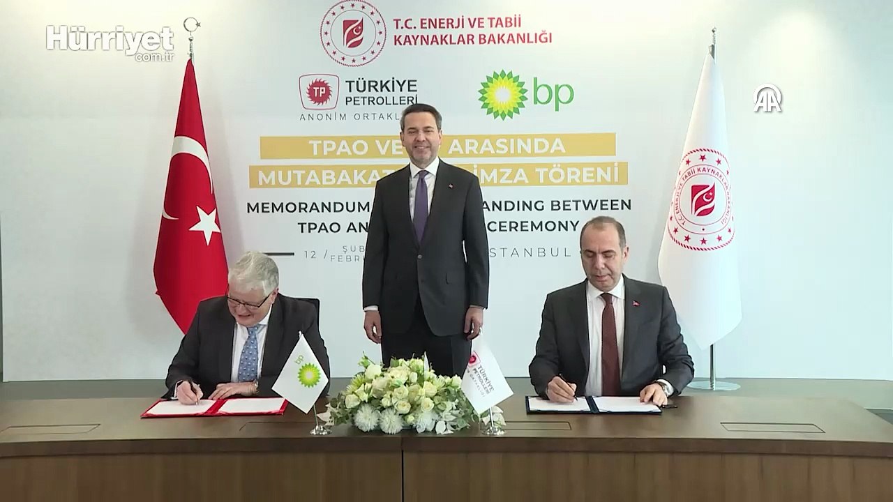 TPAO, bp ile petrol ve doğal gaz alanında stratejik işbirliğine yönelik mutabakat zaptı imzaladı