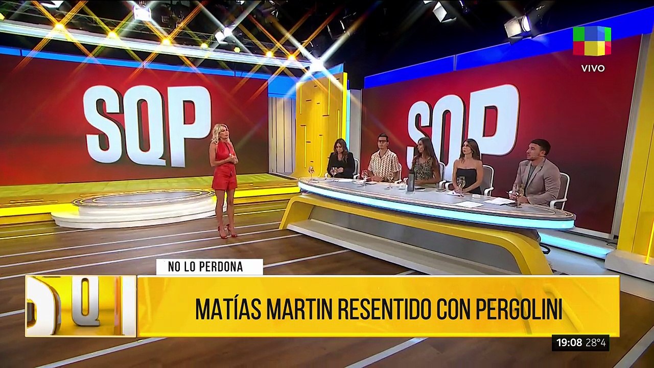 La tensa nota de Matías Martín con el cronista de SQP que terminó en escándalo