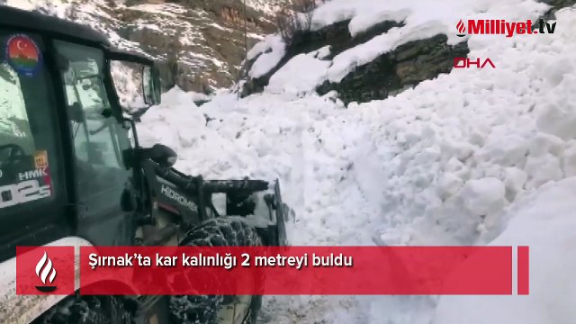 Kar kalınlığı 2 metreyi buldu! 60 gündür evlerinden çıkamıyorlar