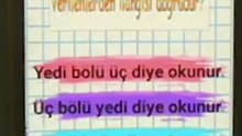 Kesirlerin Okunuşu – 3. Sınıf Matematik #Shorts
