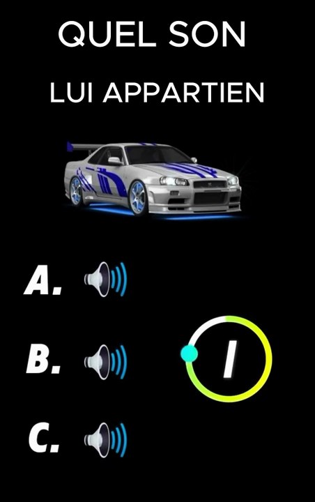 Quel son appartient à la voiture ? PT01