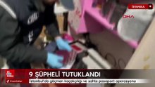 İstanbul’da göçmen kaçakçılığı ve sahte pasaport operasyonu