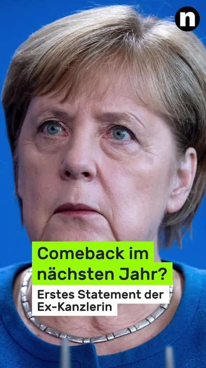 No Glomex Angela Merkel: Comeback im nächsten Jahr? Erstes Statement der Ex-Kanzlerin