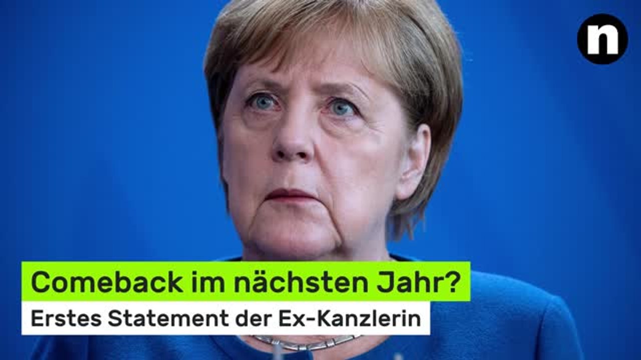 Angela Merkel: Comeback im nächsten Jahr? Erstes Statement der Ex-Kanzlerin