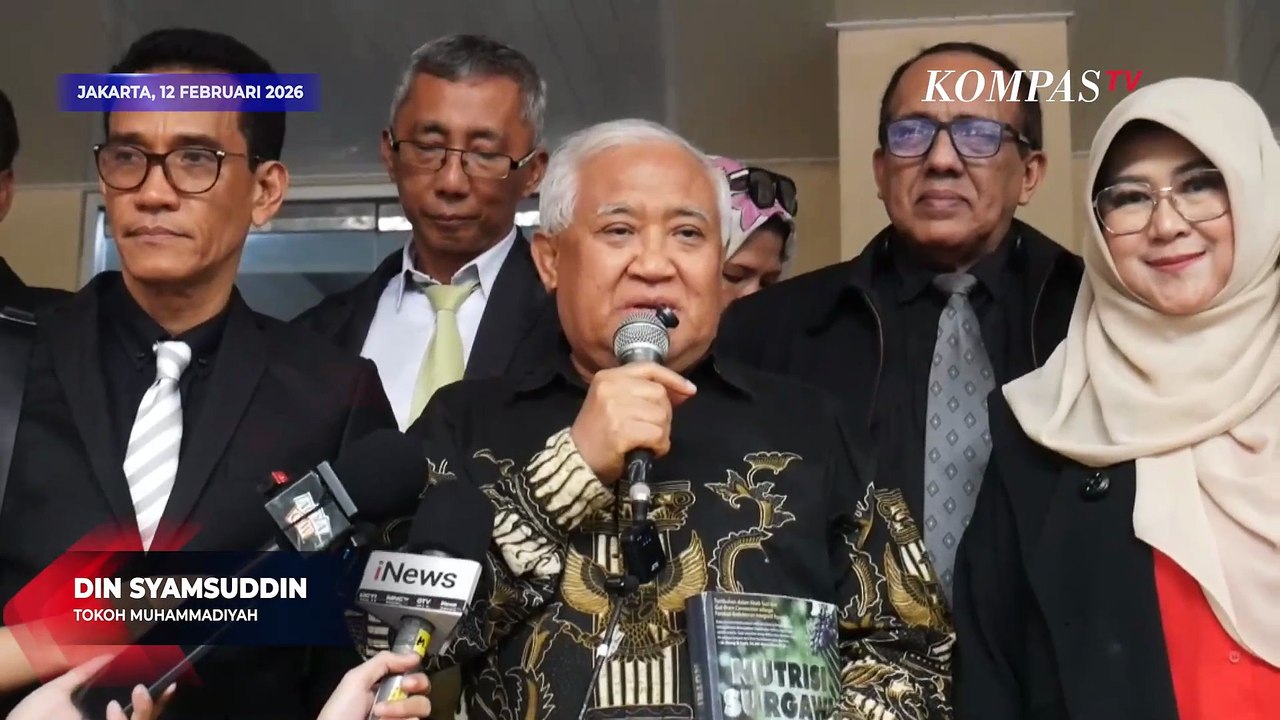 [FULL] Pernyataan Din Syamsuddin Usai Diperiksa Jadi Ahli dr Tifa Cs di Kasus Ijazah Jokowi