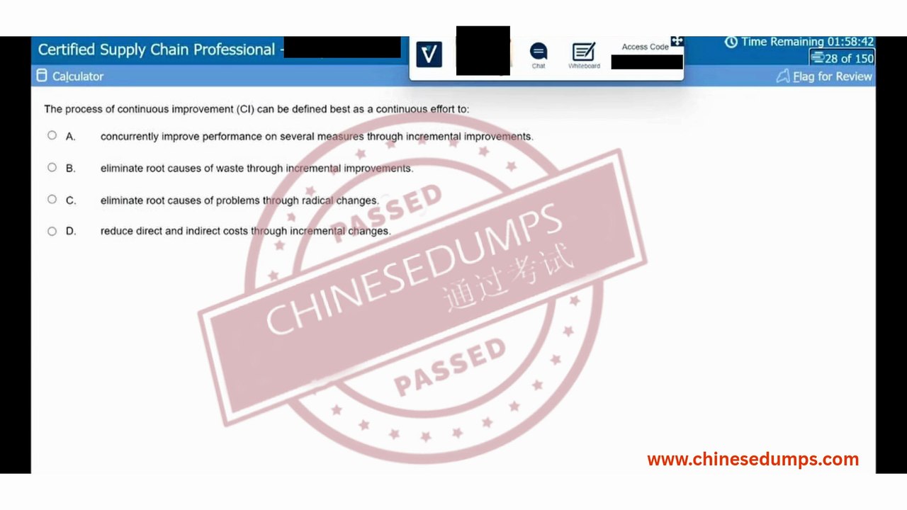 Certified Supply Chain Professional (CSCP)