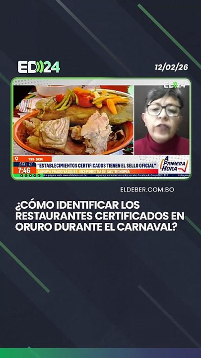 ¿Cómo identificar los restaurantes certificados en Oruro durante el Carnaval?