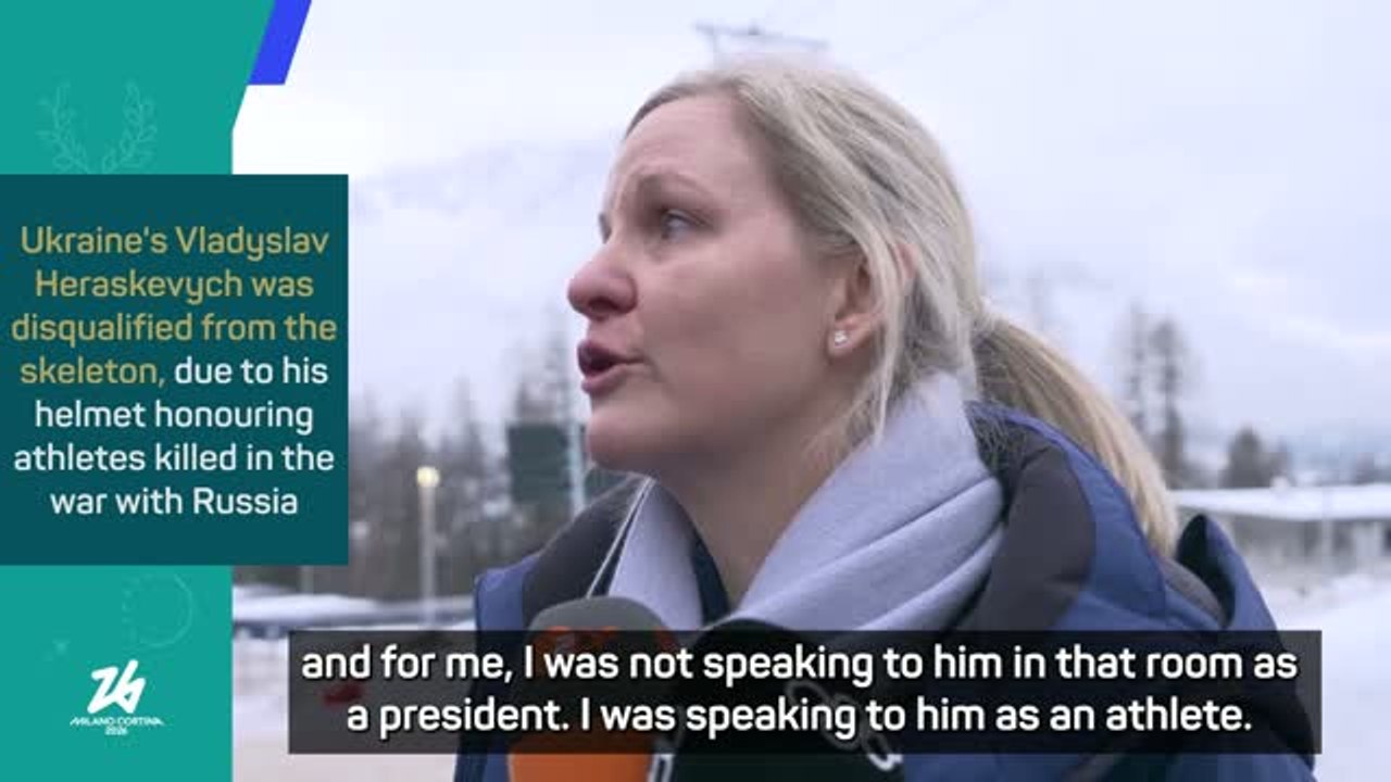 'An emotional morning' - IOC president cries while explaining Ukraine athlete ban