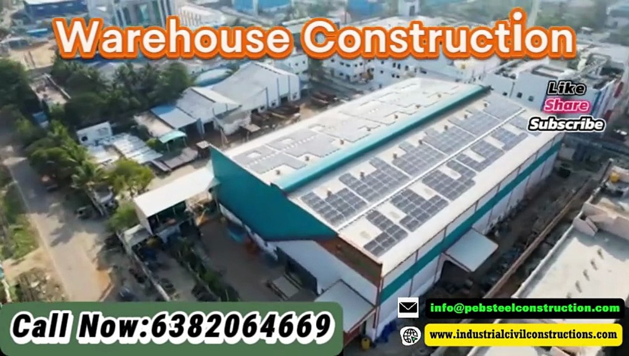 Warehouse Structure Contractors in Coimbatore | Chennai | Bangalore | Hosur | Trichy | Madurai | Tirupur