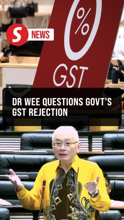 Dr Wee questions GST rejection as SST adopts si...