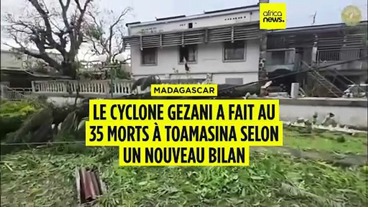 Madagascar : le bilan du cyclone Gezani à Toamasina monte à 35 morts