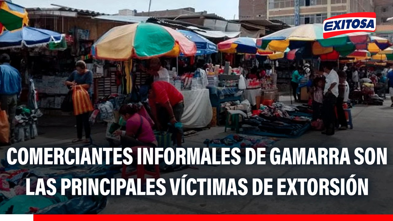 Comerciantes informales de Gamarra son las principales víctimas de extorsión, advierte dirigente