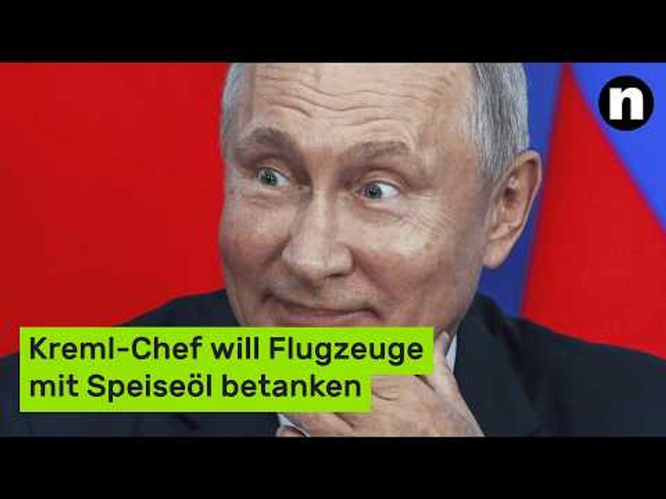 Wladimir Putin: Fettige Sache - Kreml-Chef will Flugzeuge mit Speiseöl betanken