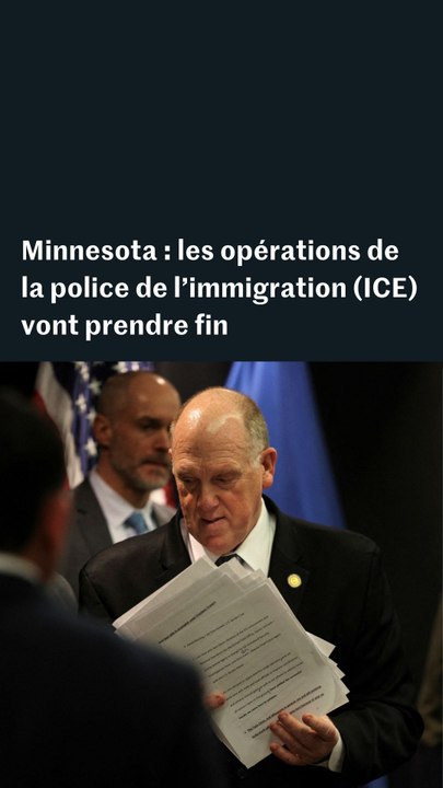 Les opérations de l'ICE vont prendre fin dans le Minnesota