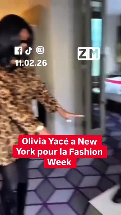 Olivia Yacé à New York pour la Fashion Week