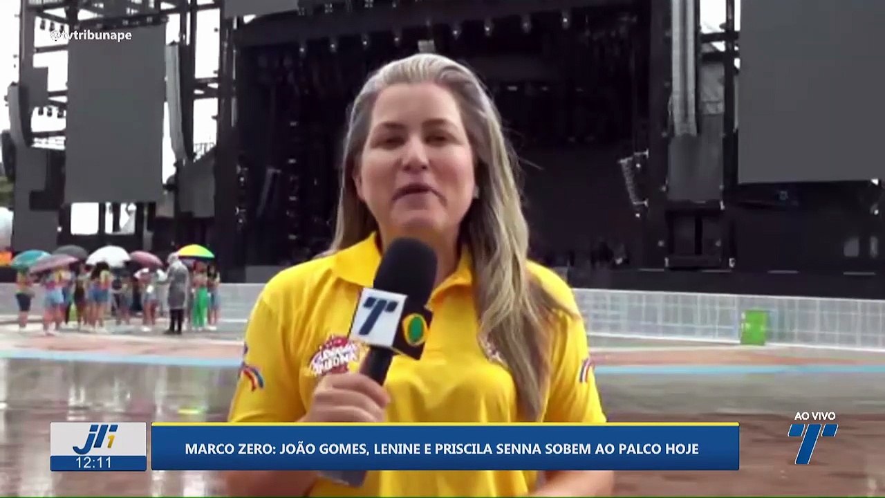Marco Zero: João Gomes, Lenine e Priscila Sena sobem ao palco hoje