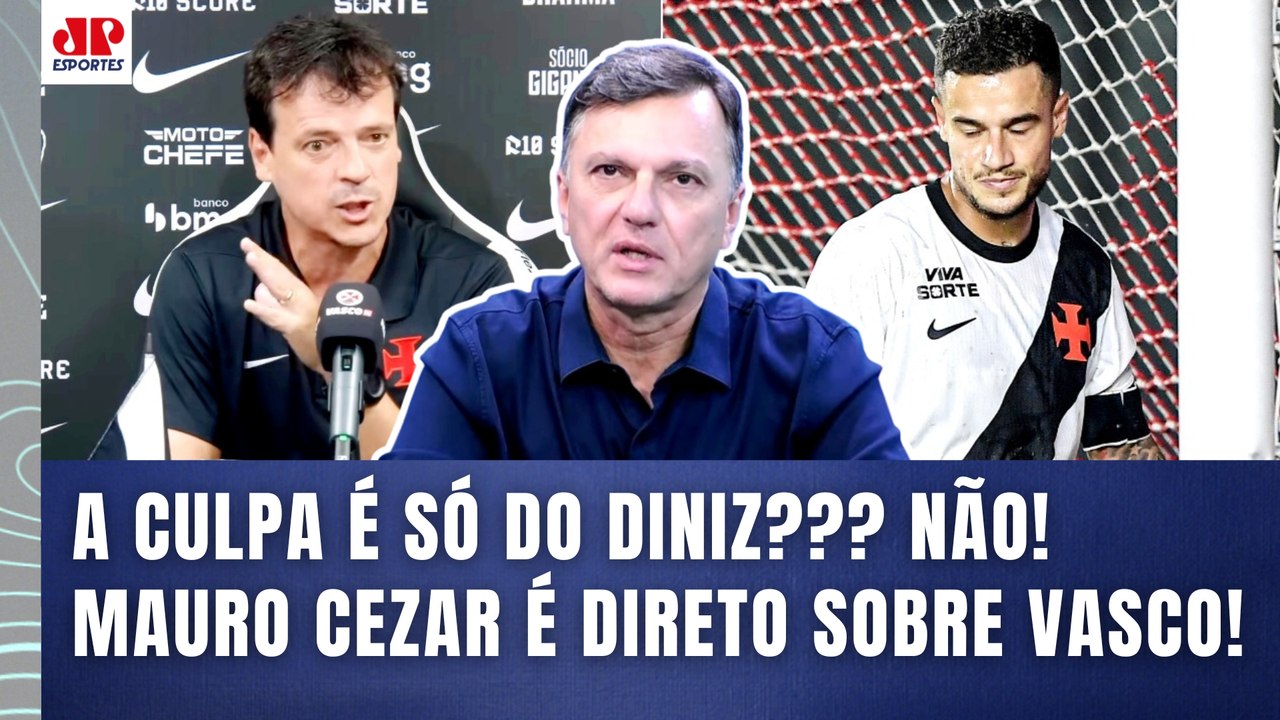 "NÃO DÁ PRA DIZER ISSO, cara! O DINIZ..." Mauro Cezar MANDA A REAL sobre o VASCO após NOVA DERROTA!