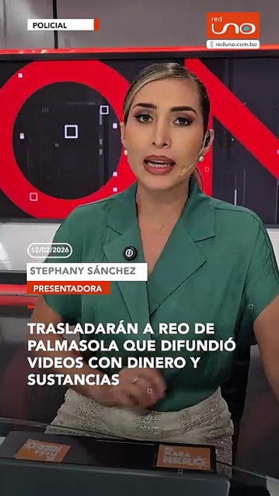 El gobernador de Palmasola informó que el privado de libertad que publicó en redes sociales videos exhibiendo dinero en efectivo y presuntas sustancias controladas será trasladado a un penal de mayor seguridad.