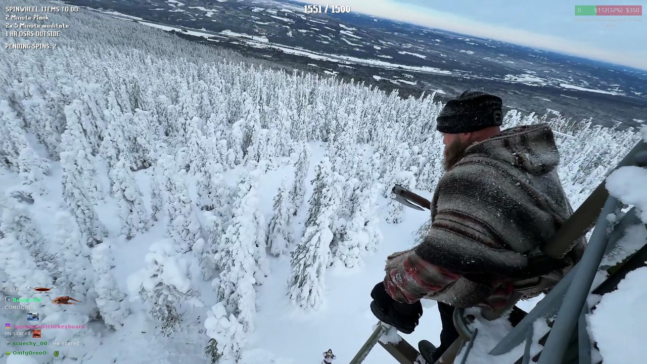 Saut de 20 mètres dans la neige