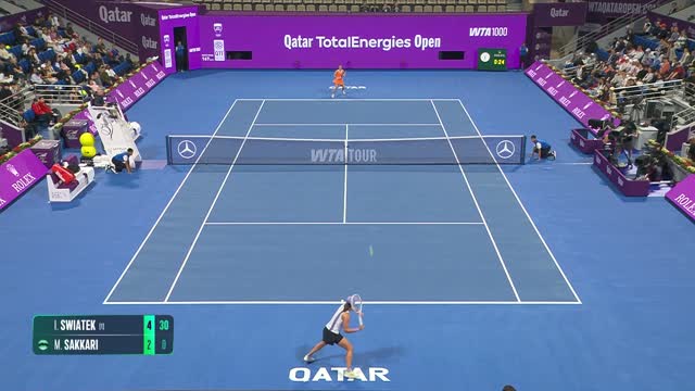 Doha - Sakkari renverse Swiatek en quarts !