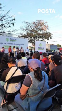 Entregan primeros cascos del año de “Chambea Seguro” en Mérida, ¿cuándo saldrá próxima convocatoria?