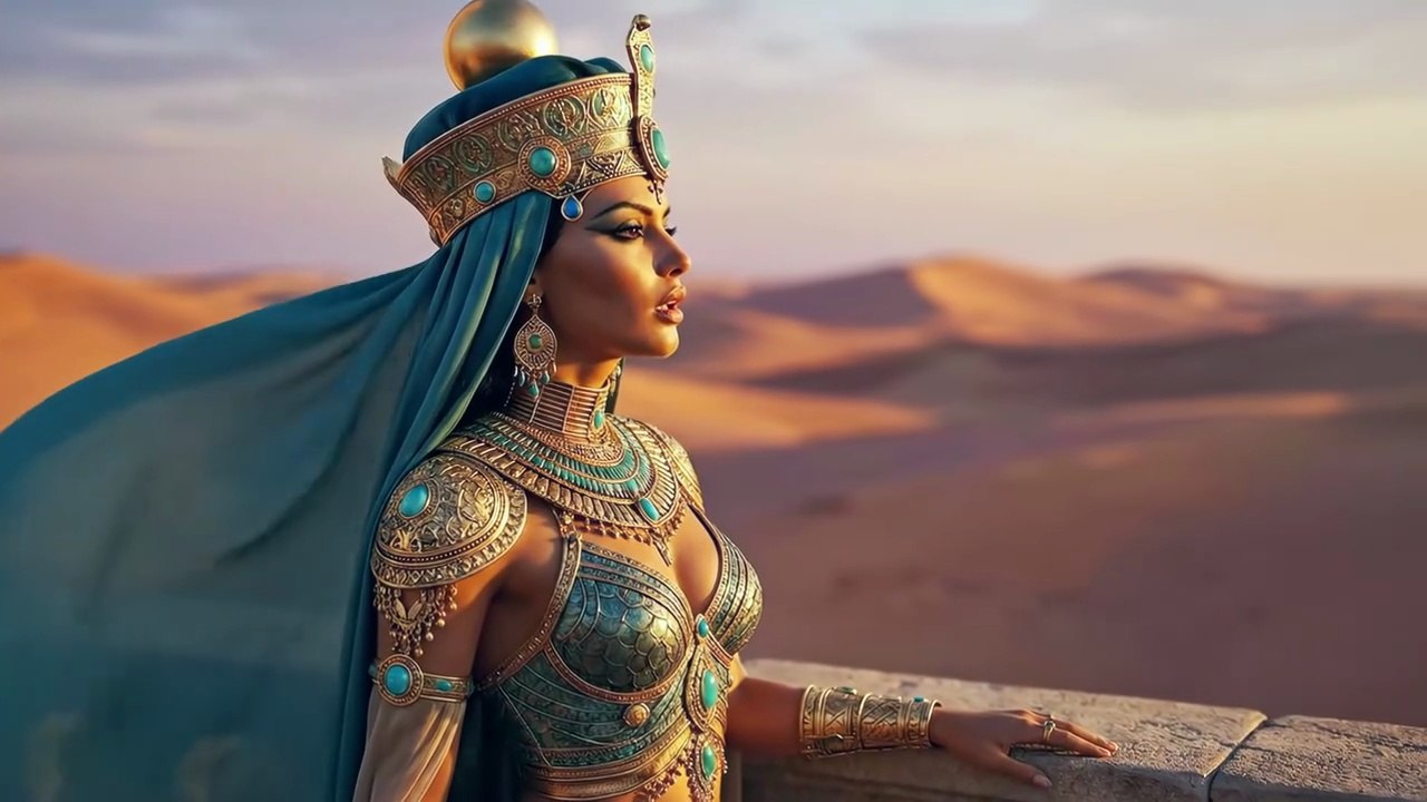Eternal Queen _ Epic Fantasy AI Film in 4K _ Queen of the Veiled Oasis (720p)