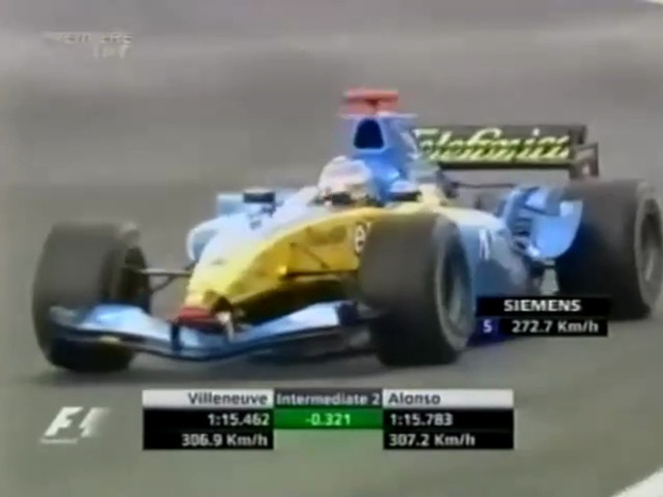 F1 – Jacques Villeneuve (Renault V10) lap in qualifying – Japan 2004