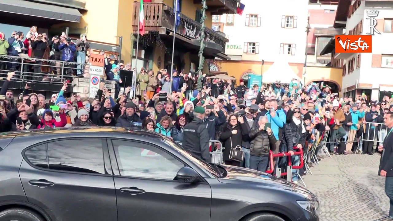 Milano Cartina, il Presidente della Repubblica Sergio Mattarella visita Casa Italia a Cortina
