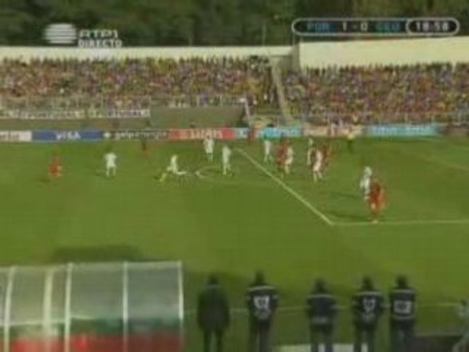 Portugal 1-0 Georgie : But Moutinho