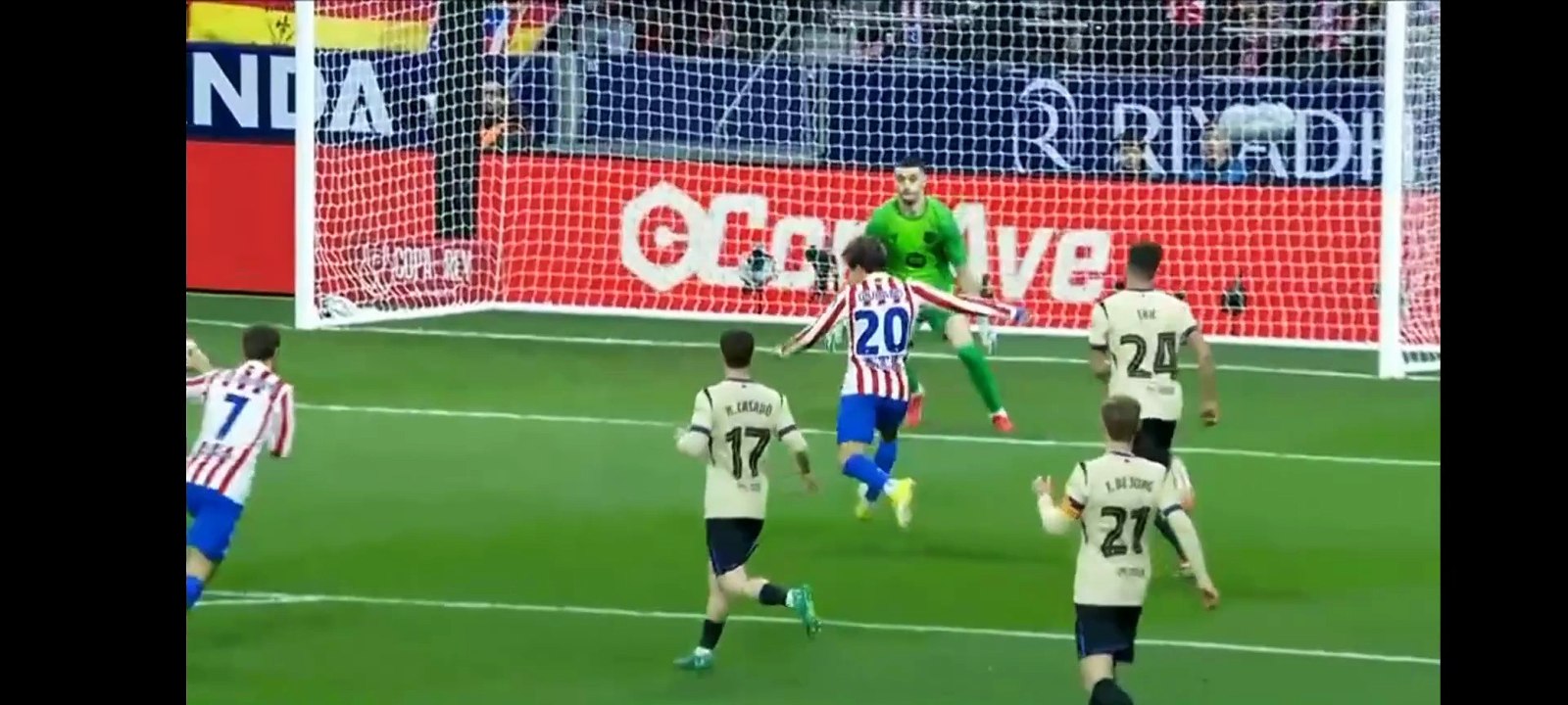 Atletico Madrid 4 - 0 Barcelona first half Copa dey rey